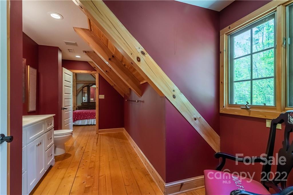1553 Zacks Fork Road Lenoir, NC 28645 - Photo 24 of 48 a view of entryway and hall with wooden floor