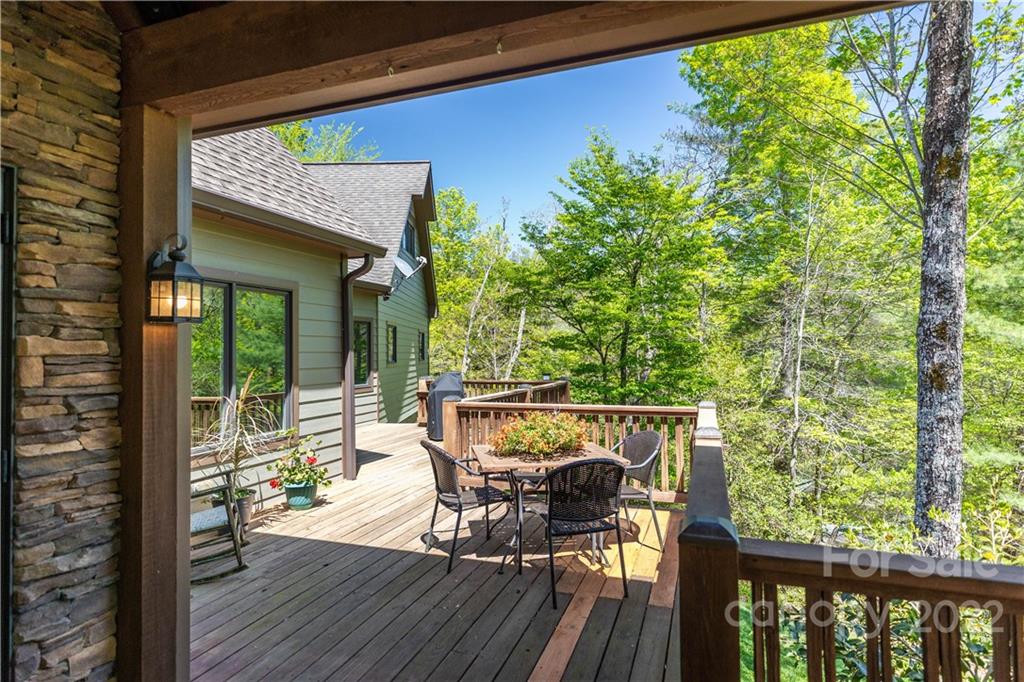 1553 Zacks Fork Road Lenoir, NC 28645 - Photo 32 of 48 a view of balcony with furniture and wooden deck