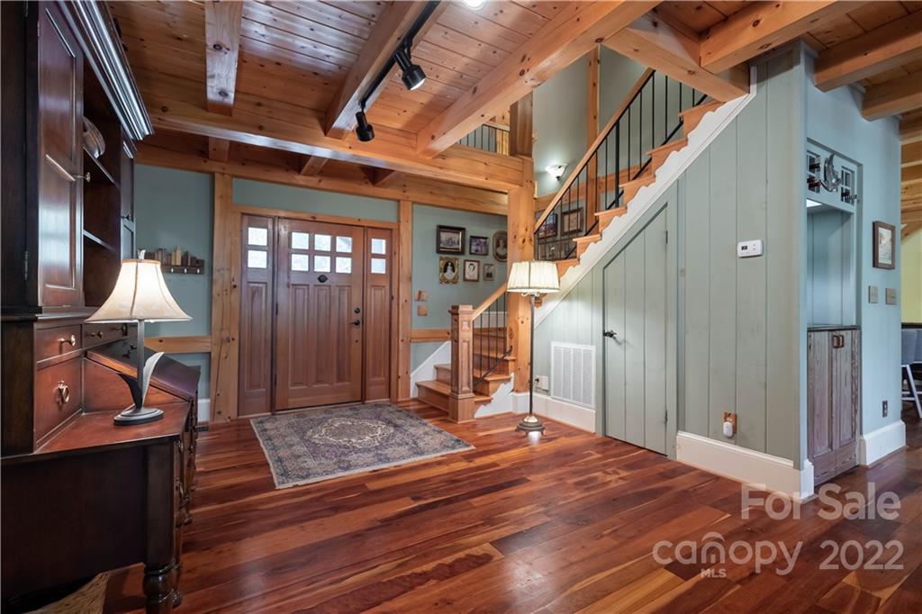 1553 Zacks Fork Road Lenoir, NC 28645 - Photo 8 of 48 a view of an entryway with wooden floor