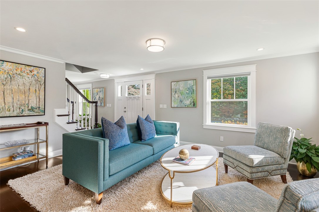 5 Adams Point Road Barrington, RI 02806 - Photo 10 of 42 Sunfilled living room with gas fireplace