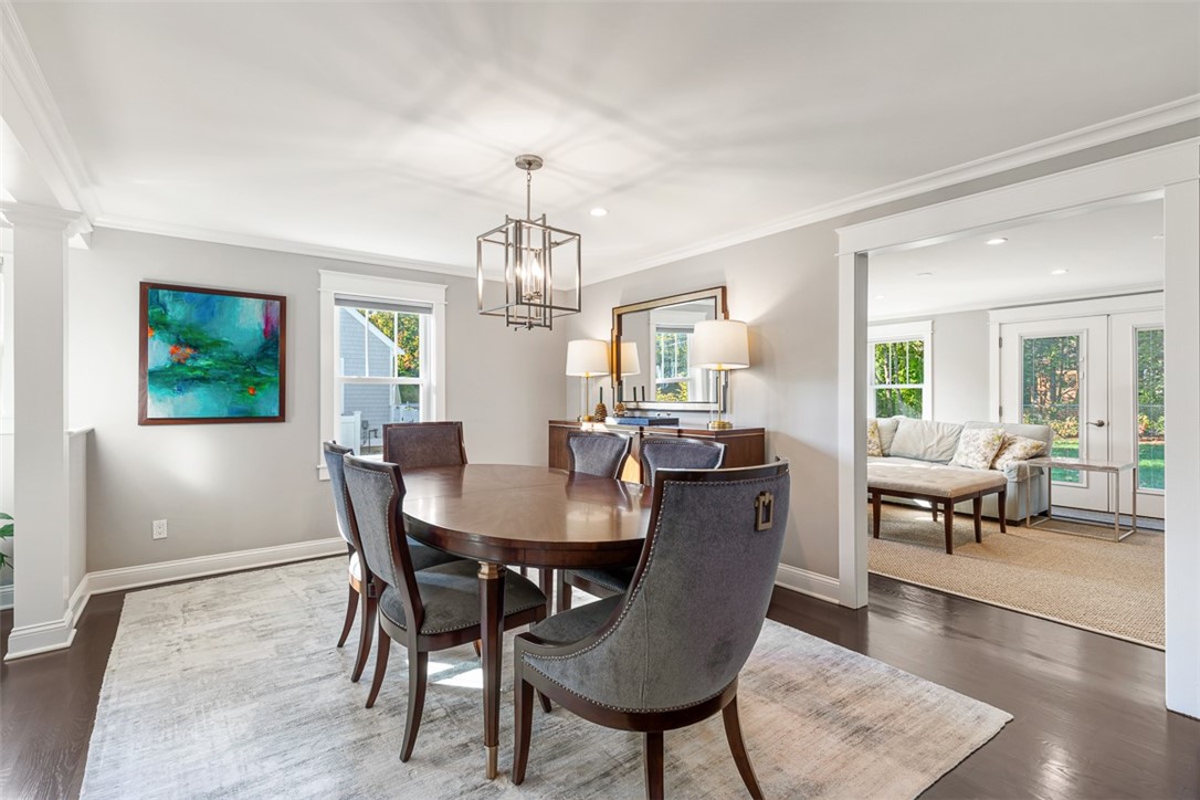 5 Adams Point Road Barrington, RI 02806 - Photo 12 of 42 Dining Room opens to Family Room/Kitchen and formal livingroom