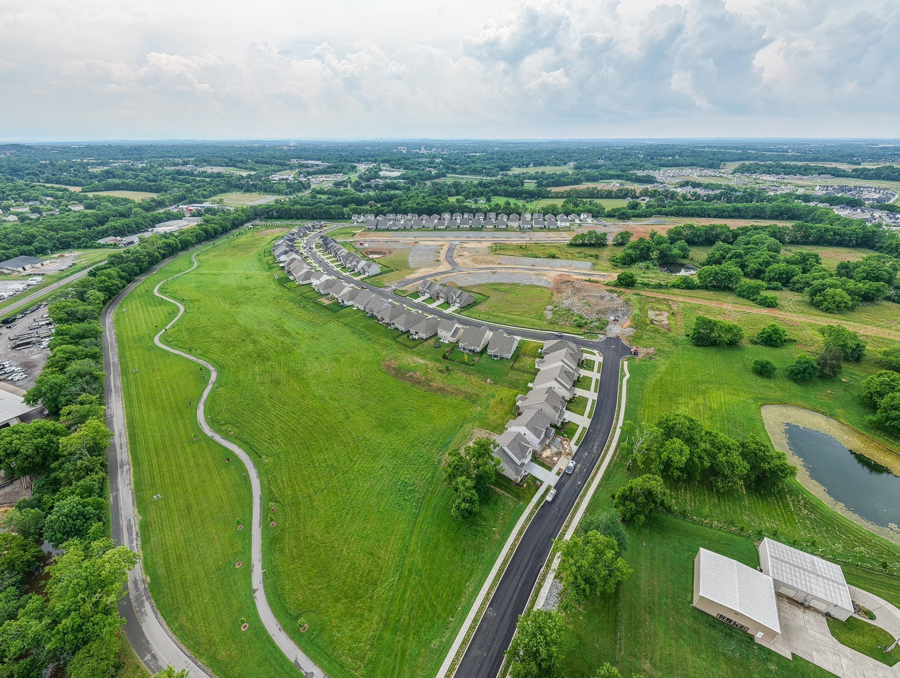 2259 Duchess Boulevard Gallatin, TN 37066 - Photo 44 of 44 an aerial view of a golf course with swimming pool