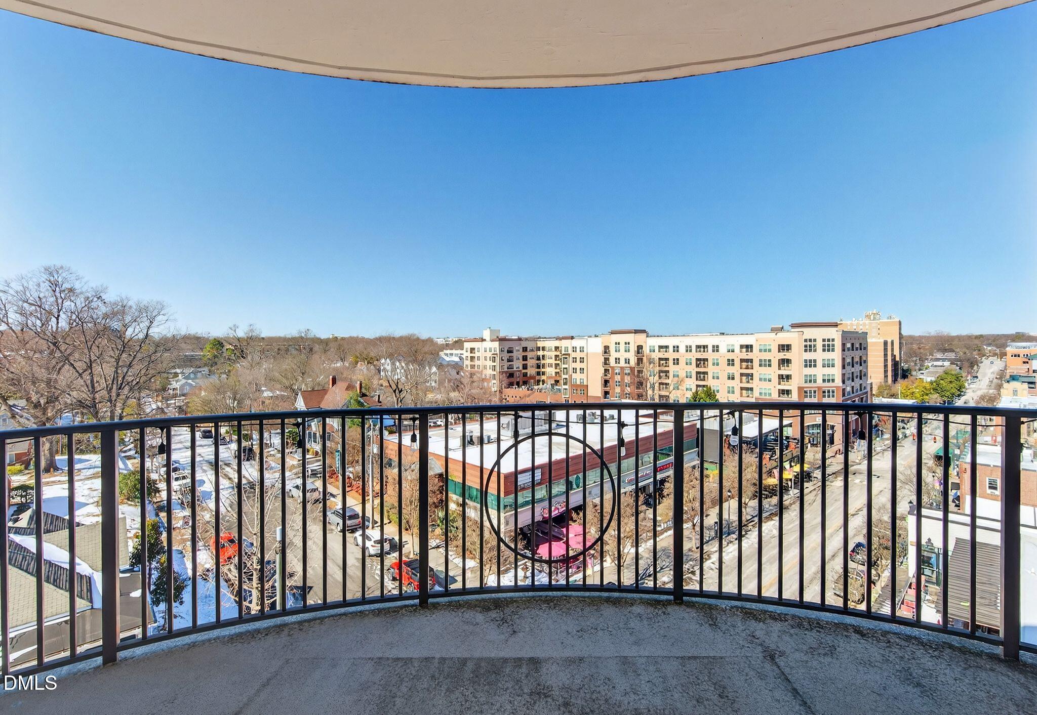 222 Glenwood Avenue, Unit 605 Raleigh, NC 27603 - Photo 46 of 60 a view of city from balcony