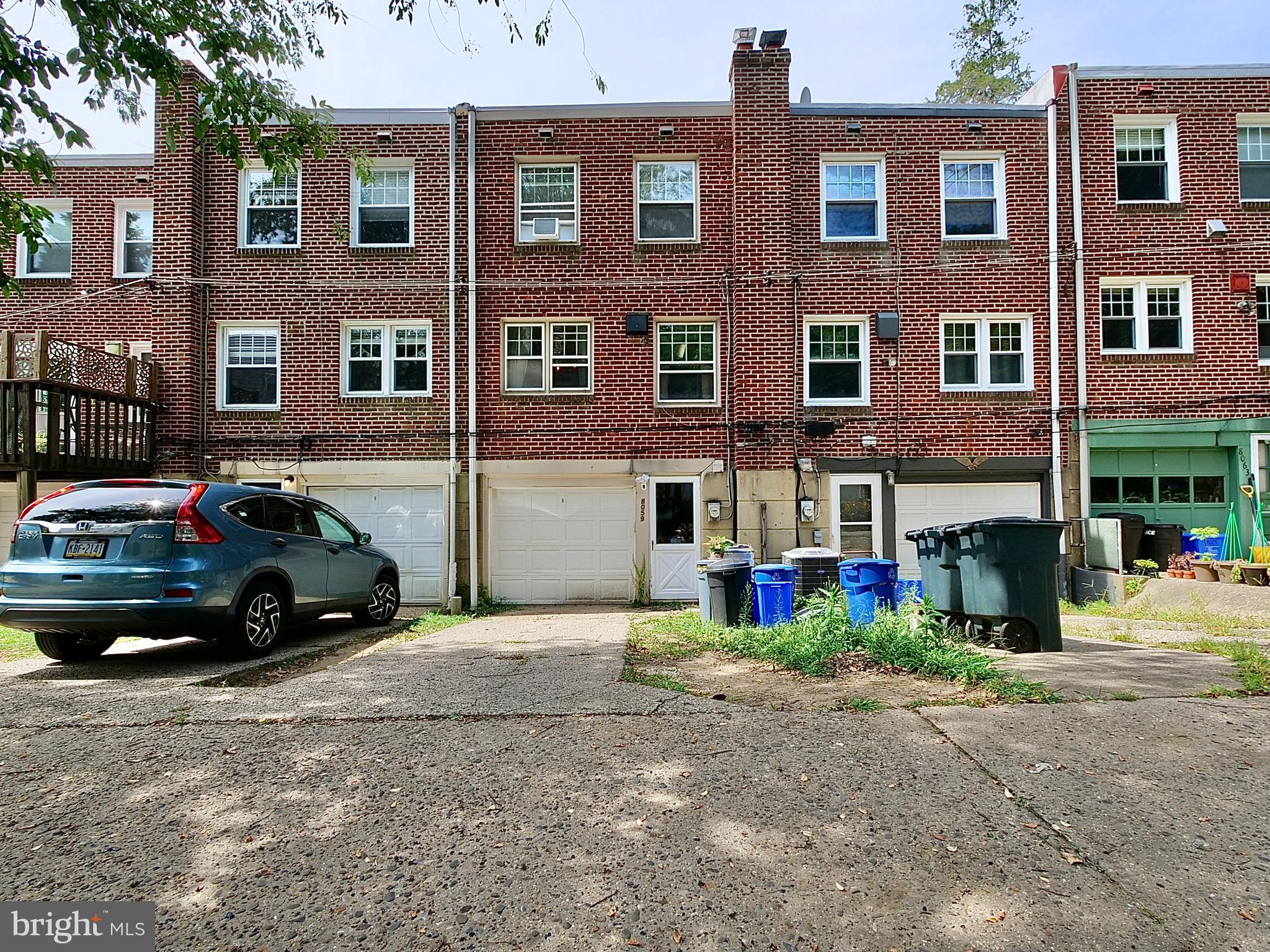 8059 Winston Road Philadelphia, PA 19118 - Photo 31 of 37 Back of the house with garage