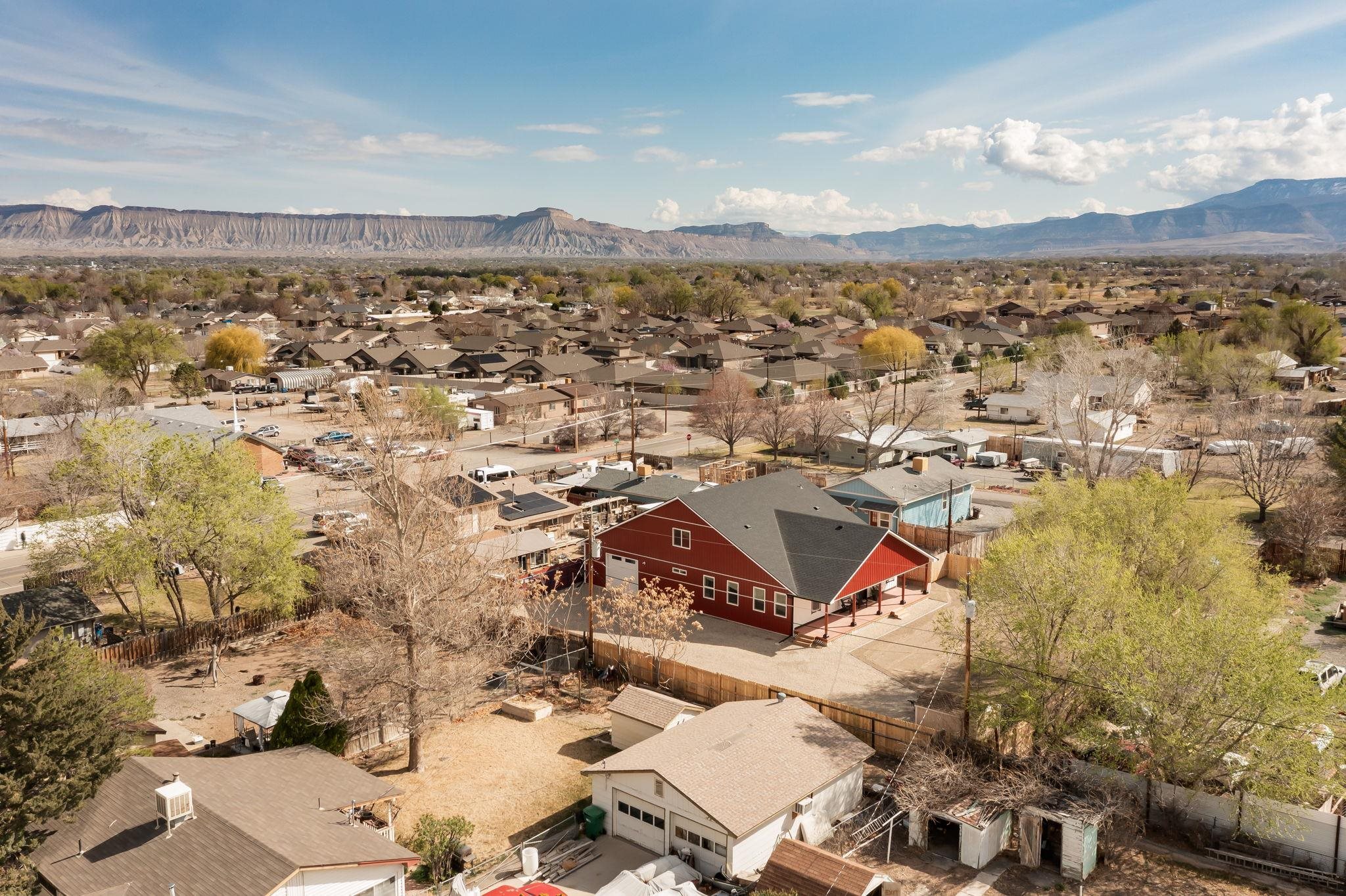 2877 B Road Grand Junction, CO 81503 - Photo 33 of 36 an aerial view of residential building and parking space