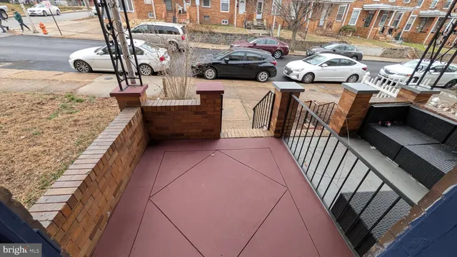 a view of city from balcony