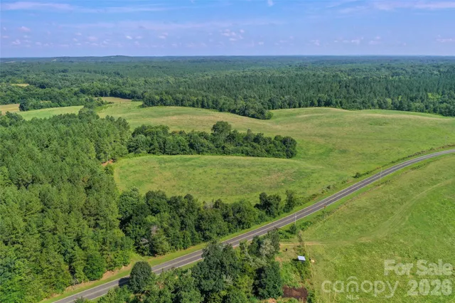 a view of a field with a field