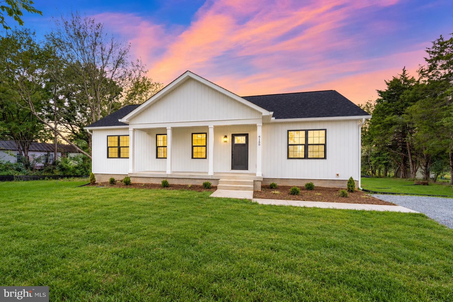 6150 Courthouse Road Spotsylvania, VA 22551 - Photo 41 of 47 Beautiful Front Elevation - AI Enhanced Grass/Sky