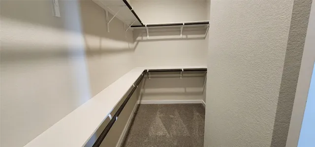 a view of closet area
