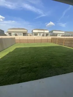 a view of an outdoor space and hardwood