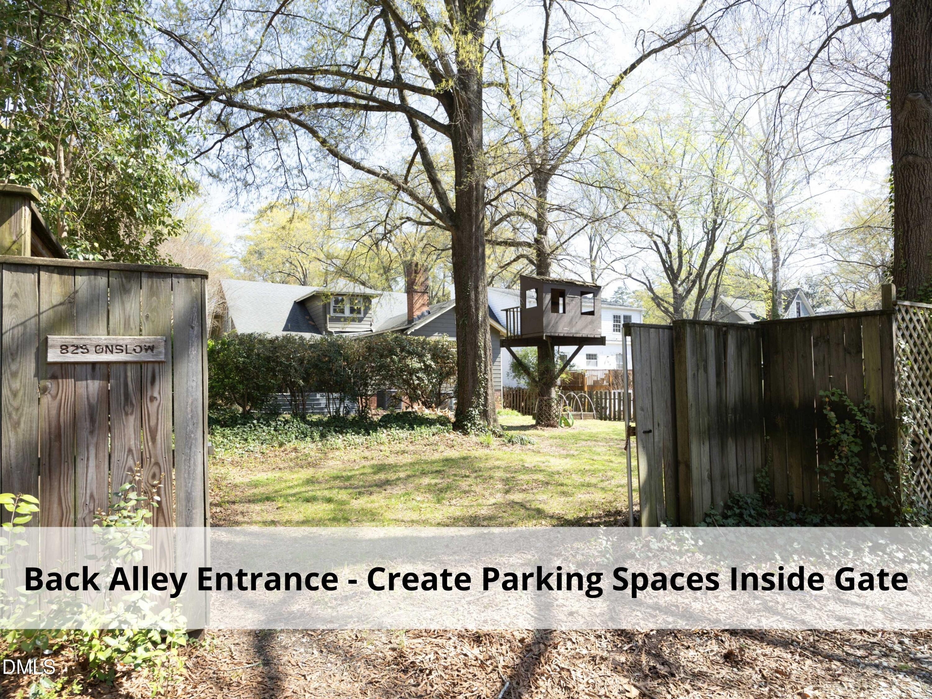 825 Onslow Street Durham, NC 27705 - Photo 59 of 71 a view of a wooden fence
