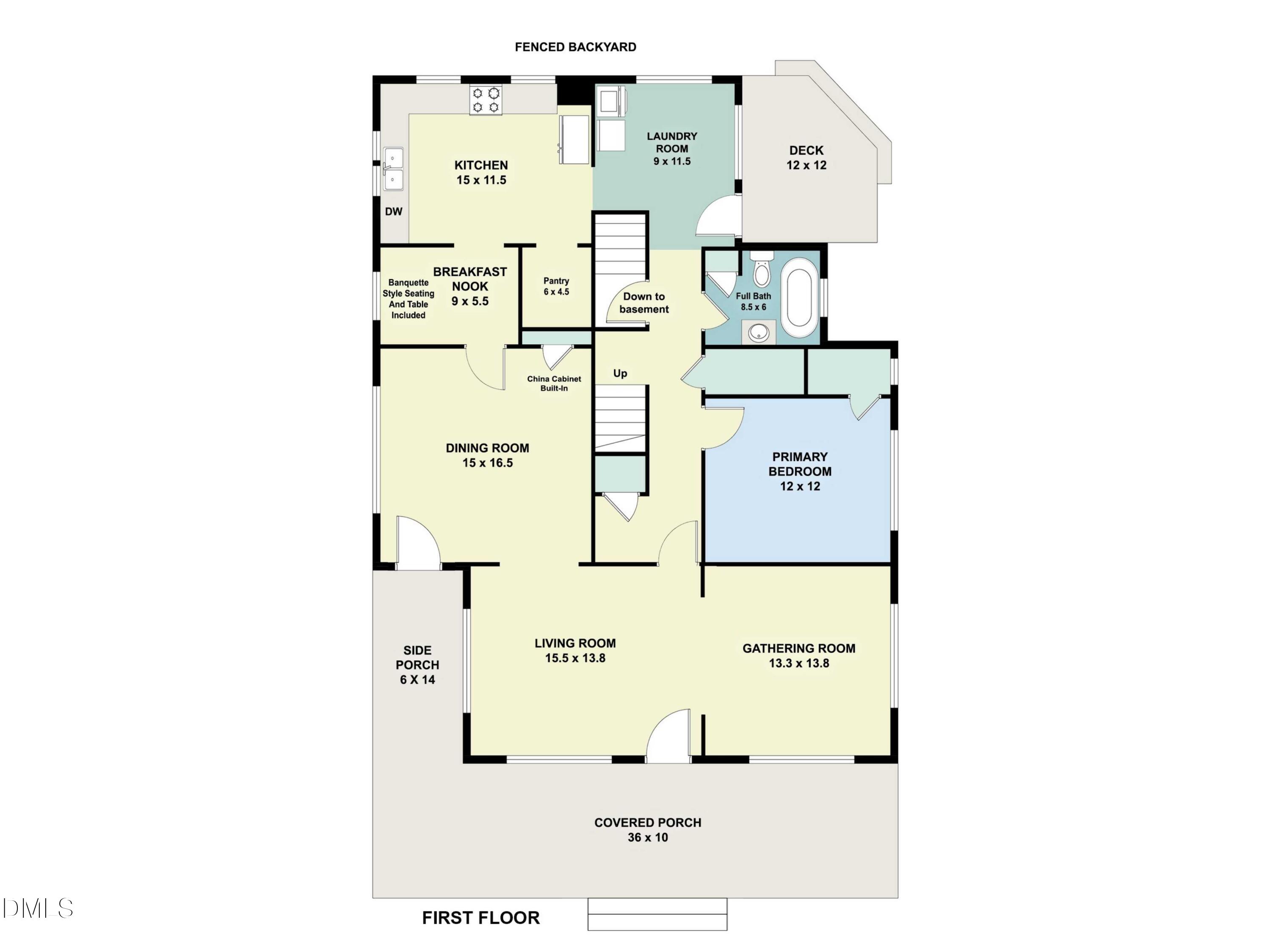 825 Onslow Street Durham, NC 27705 - Photo 69 of 71 a picture of a floor plan