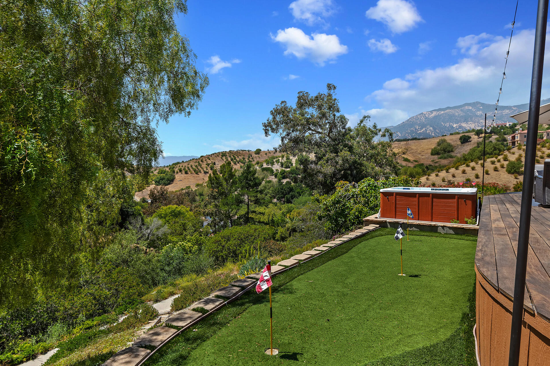 Undisclosed Address Santa Barbara, CA 93105 - Photo 14 of 30 a view of a tennis court