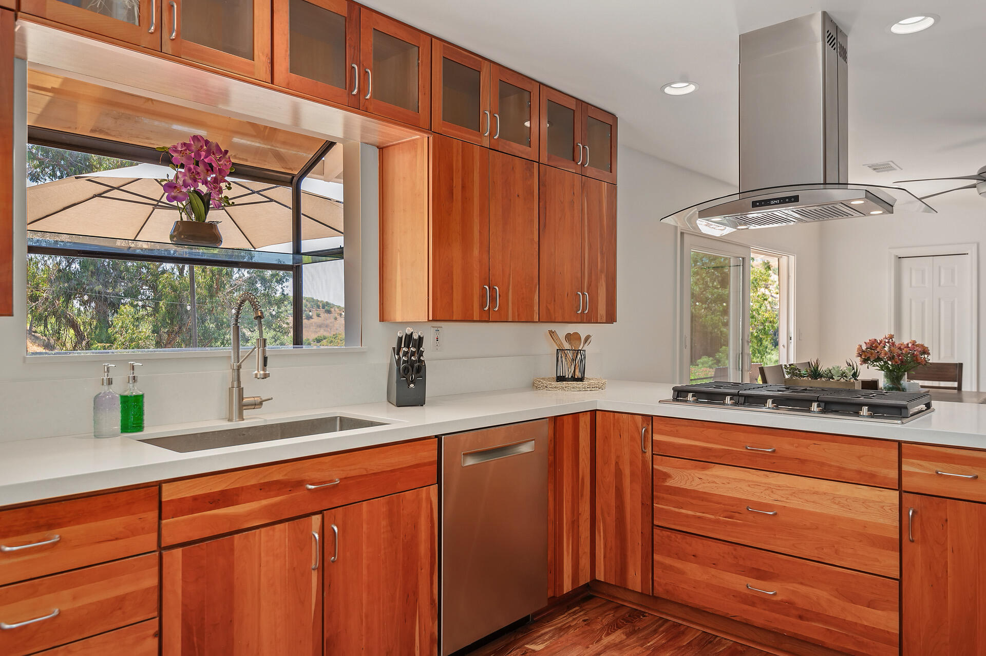 Undisclosed Address Santa Barbara, CA 93105 - Photo 23 of 30 a kitchen with a sink and cabinets