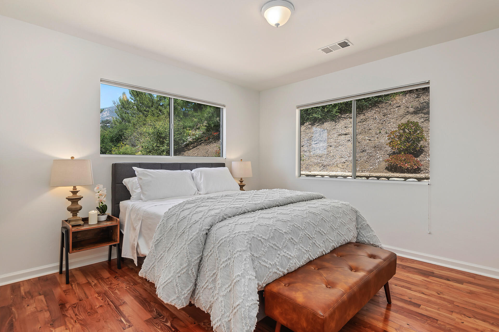 Undisclosed Address Santa Barbara, CA 93105 - Photo 28 of 30 a bedroom with a bed and a window