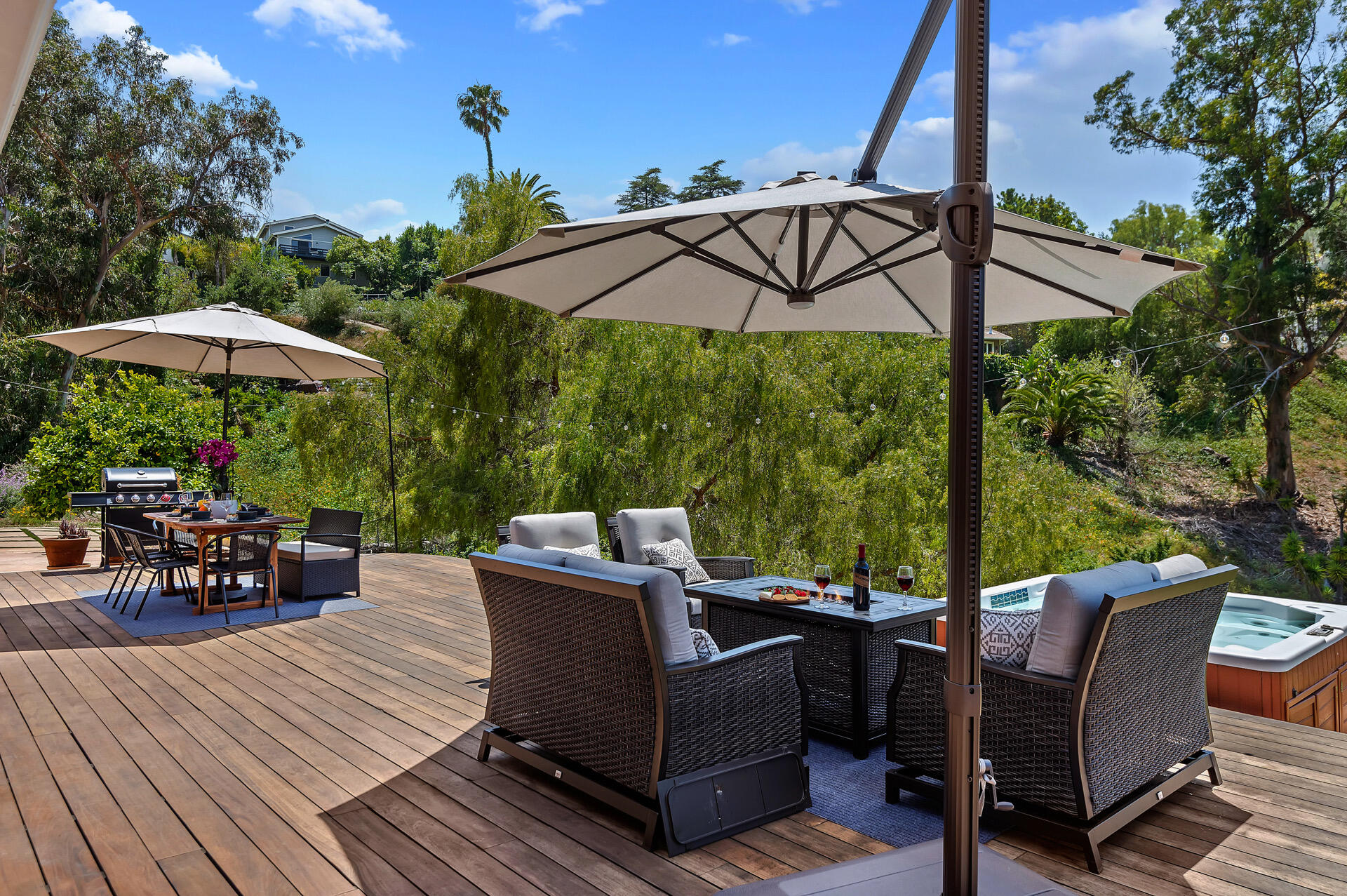 Undisclosed Address Santa Barbara, CA 93105 - Photo 9 of 30 a view of a roof deck with furniture