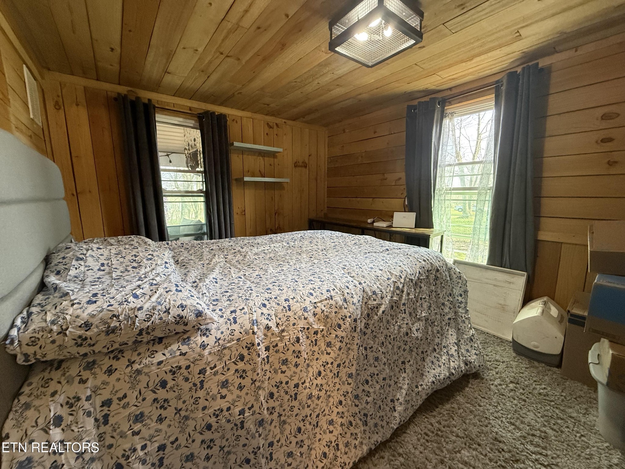 1995 Clarkrange Monterey Highway Monterey, TN 38574 - Photo 15 of 29 a bedroom with a bed and wooden floor