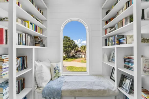a view of a walk in closet