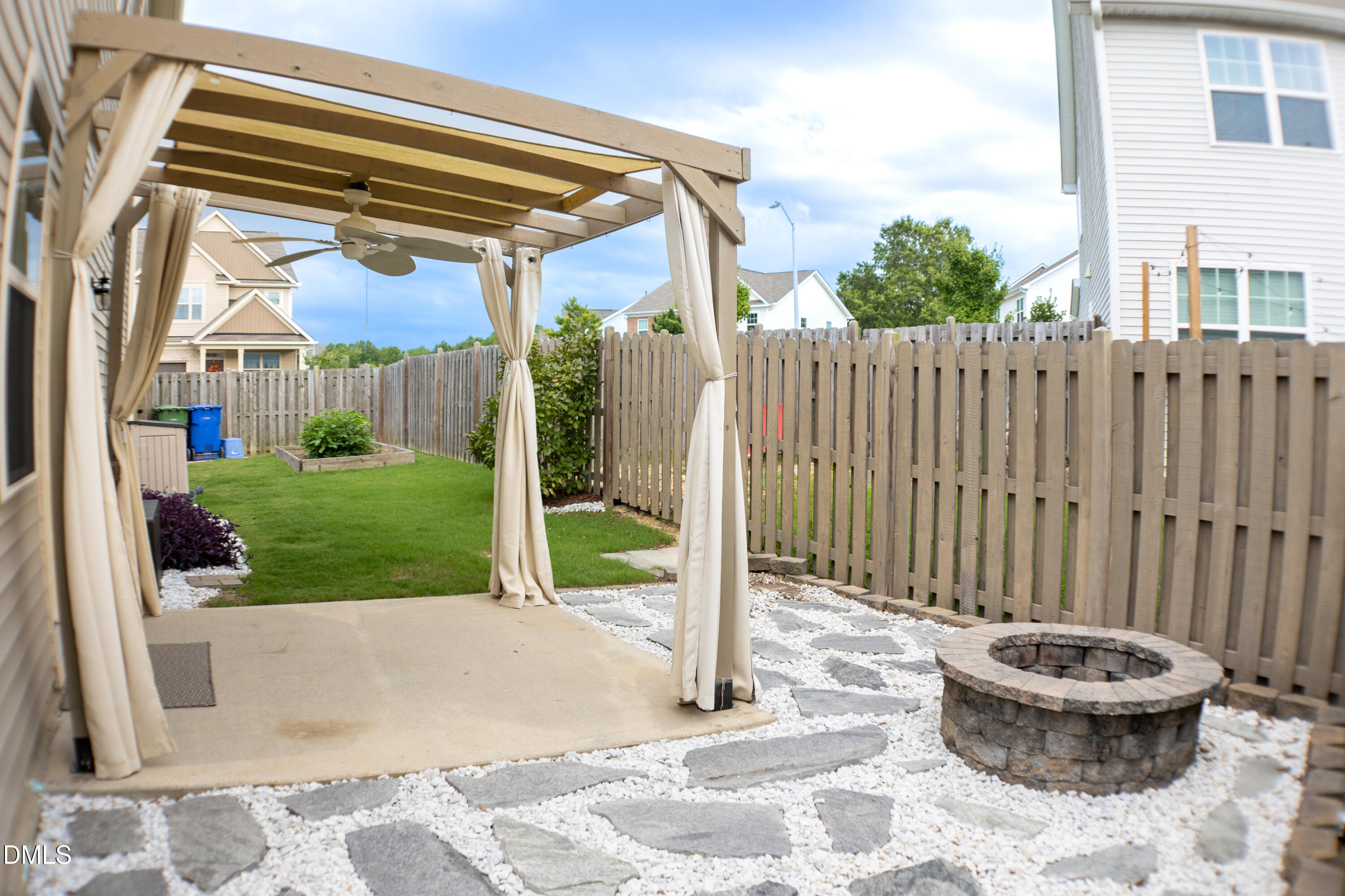 138 Lyonshall Street Fuquay-Varina, NC 27526 - Photo 24 of 24 a view of a backyard with a small cabin