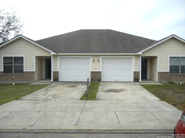 a backyard of a house