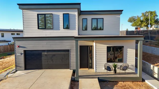 a view of a entryway door front of house