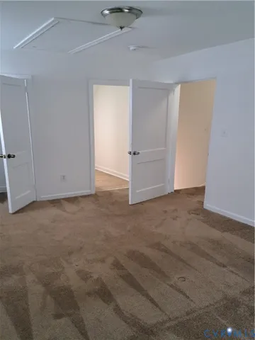 a close view of closet