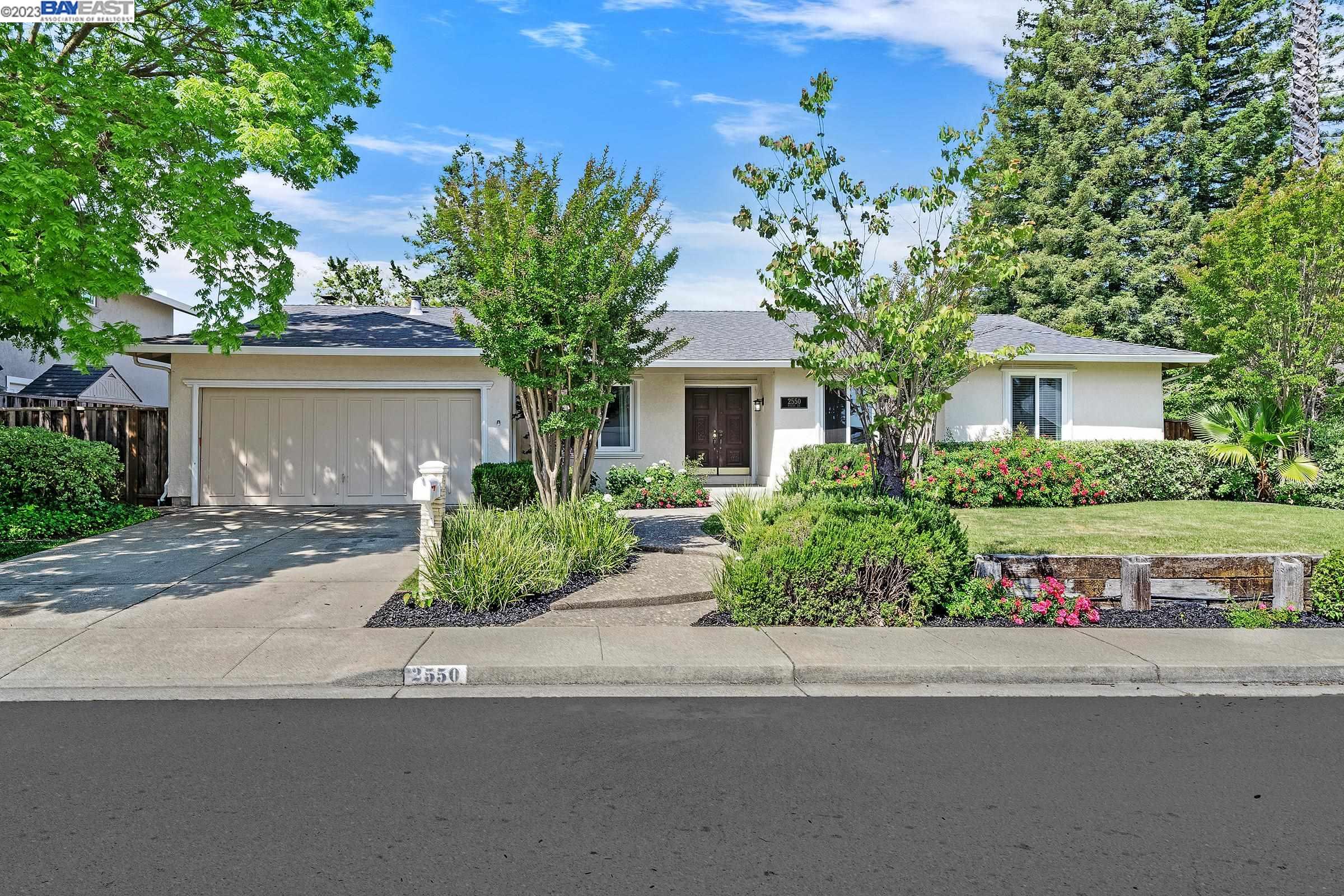 2550 Marsh Drive San Ramon, CA 94583 - Photo 1 of 1 a front view of a house with garden