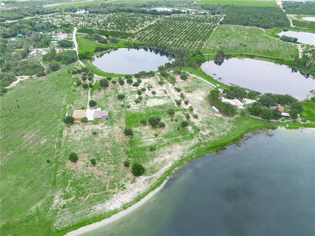 539 Eucalyptus Road Lake Wales, FL 33898 - Photo 10 of 19 an aerial view of a residential houses with outdoor space and street view