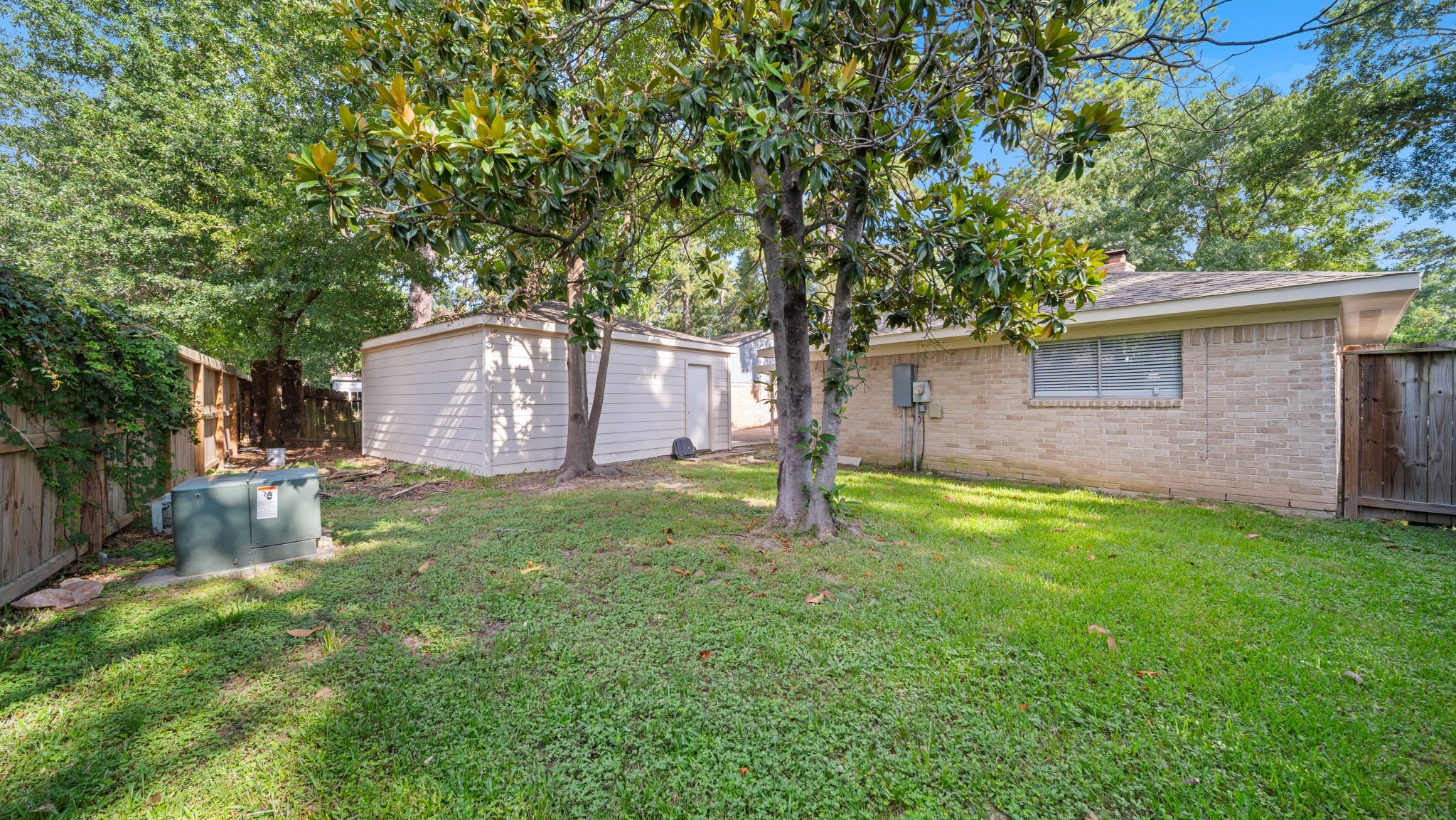 9631 Crail Drive Spring, TX 77379 - Photo 26 of 29 Back yard with detached garage