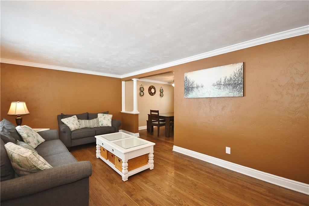 200 West Bruceton Road Pittsburgh, PA 15236 - Photo 4 of 25 The living room boasts good wall space for furniture of all sizes.