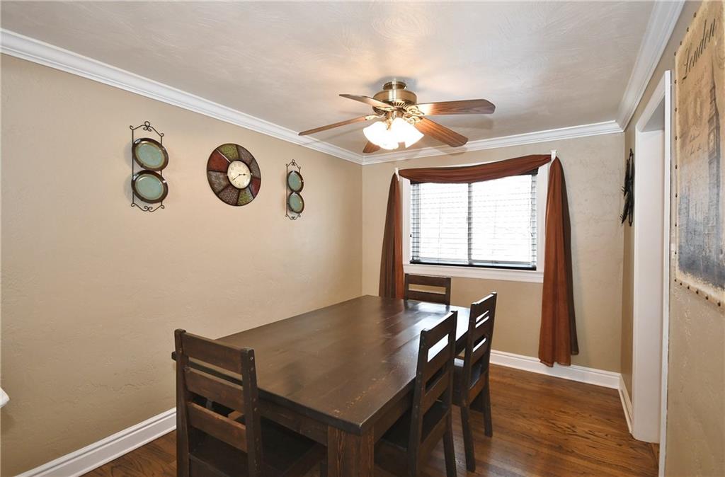 200 West Bruceton Road Pittsburgh, PA 15236 - Photo 6 of 25 This dining room has been trimmed in newer crown and baseboard moldings and opens to the living room to expand the dining space when entertaining larger crowds.