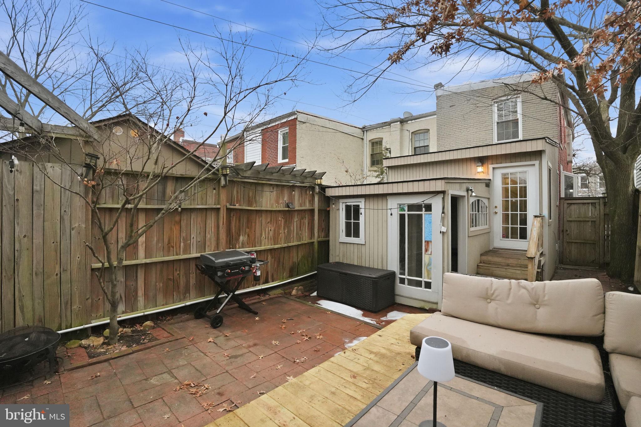 1616 D Street Southeast Washington, DC 20003 - Photo 30 of 37 a view of a house with a patio