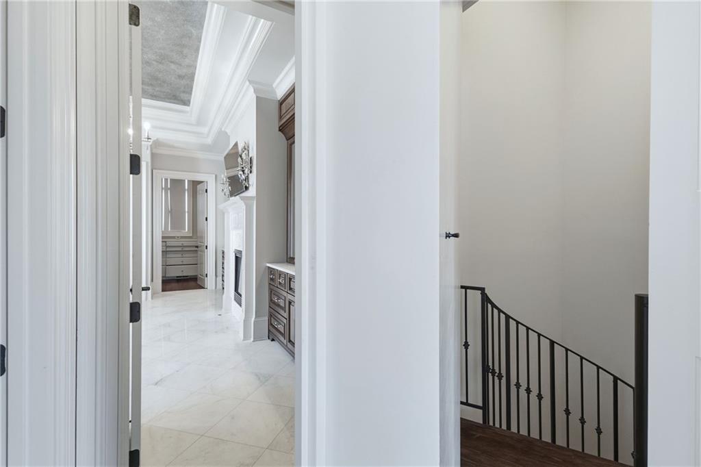 2957 Darlington Run Duluth, GA 30097 - Photo 27 of 58 a view of a hallway with hallway and wooden floor