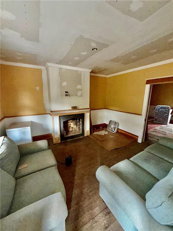 1594 Johnston Avenue Kittanning, PA 16201 - Photo 4 of 14 a living room with furniture and a fireplace