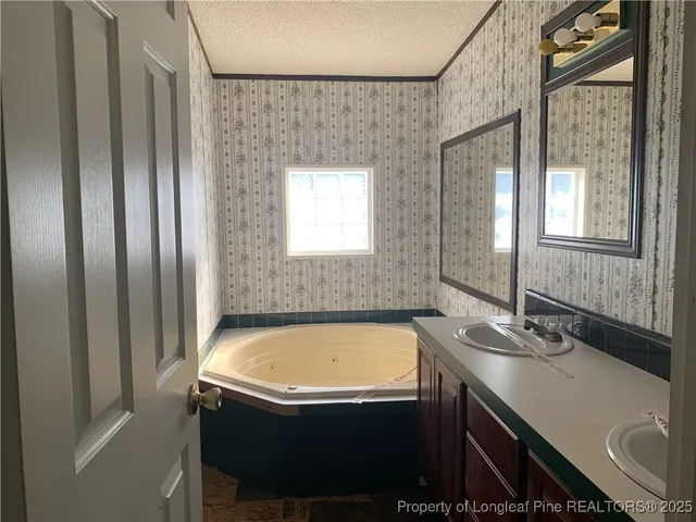 a bathroom with a sink and a bathtub