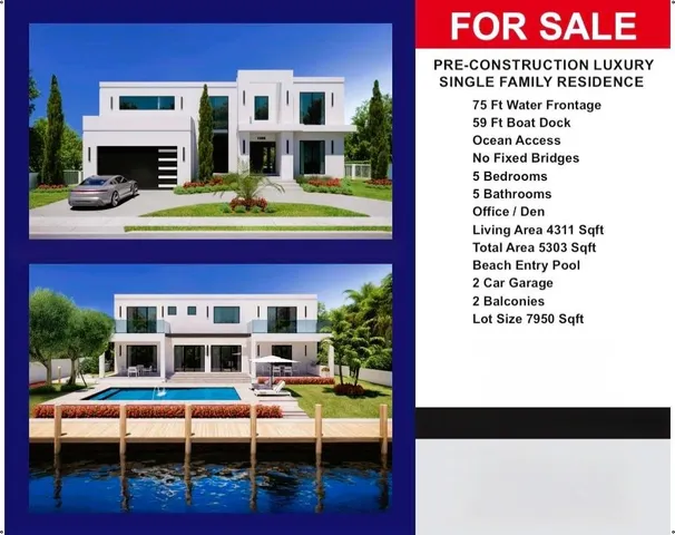 $3,995,000 | 1205 Avocado Isle, Fort Lauderdale, FL 33315