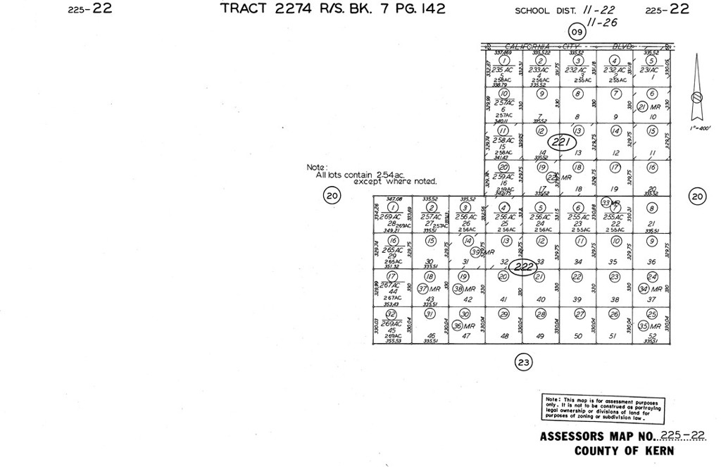 0 225-222-03-00-6 California City Ca  