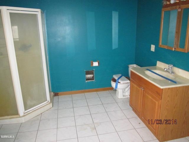 2405 North Henderson Road Freeport, IL 61032 - Photo 13 of 25 a bathroom with a sink a toilet and a shower