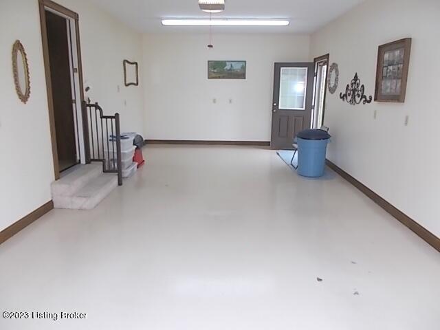 4265 Bloomfield Road Bardstown, KY 40004 - Photo 15 of 21 Extra large one car garage that is finished and great for family gatherings.