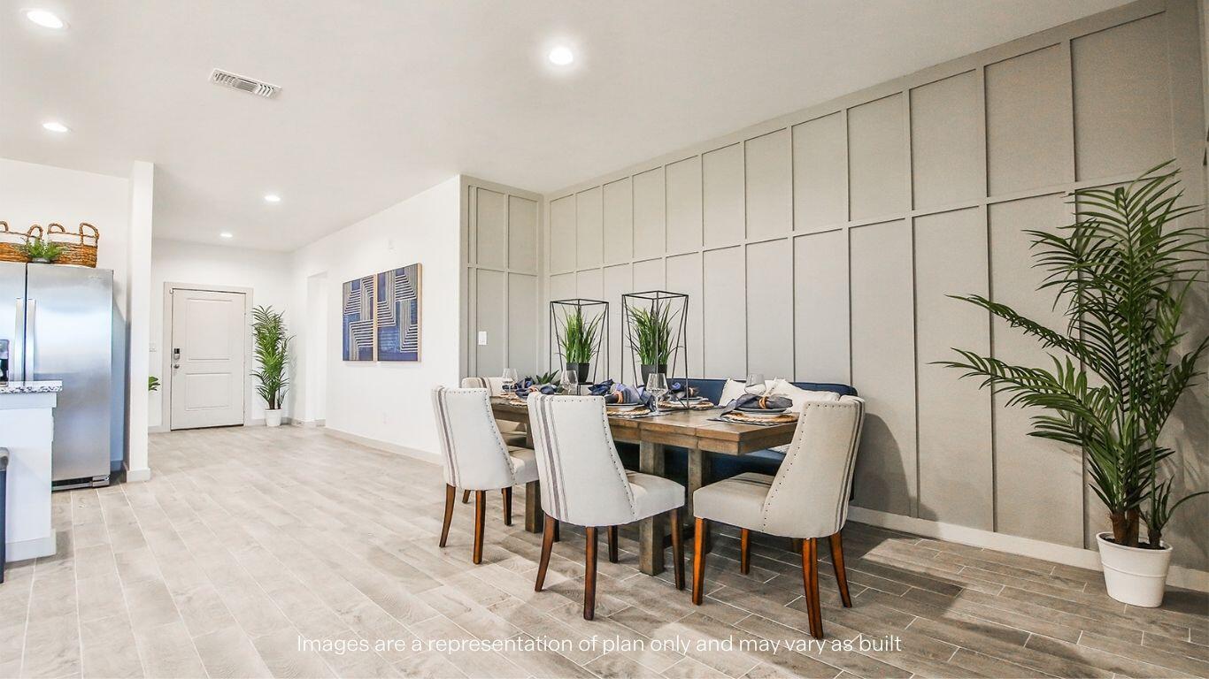 2921 138th Place Lubbock, TX 79423 - Photo 6 of 29 a view of a dining room with furniture window and wooden floor