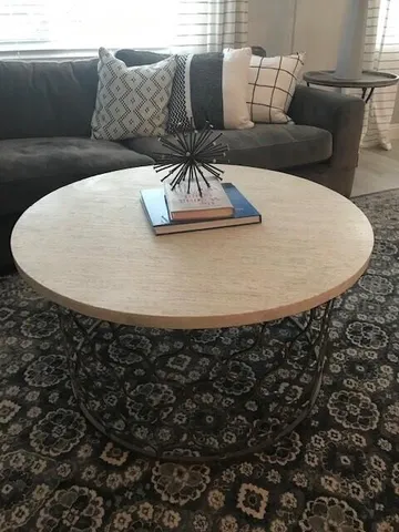 a close view of dining table