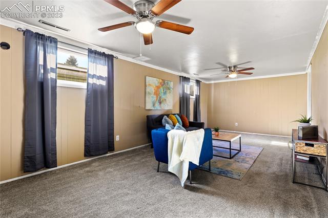 6786 Dale Road Colorado Springs, CO 80915 - Photo 17 of 23 Basement Family Room