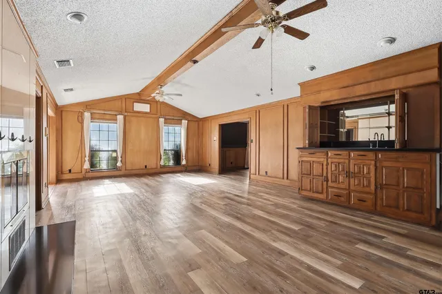 a view of a livingroom with a chandelier