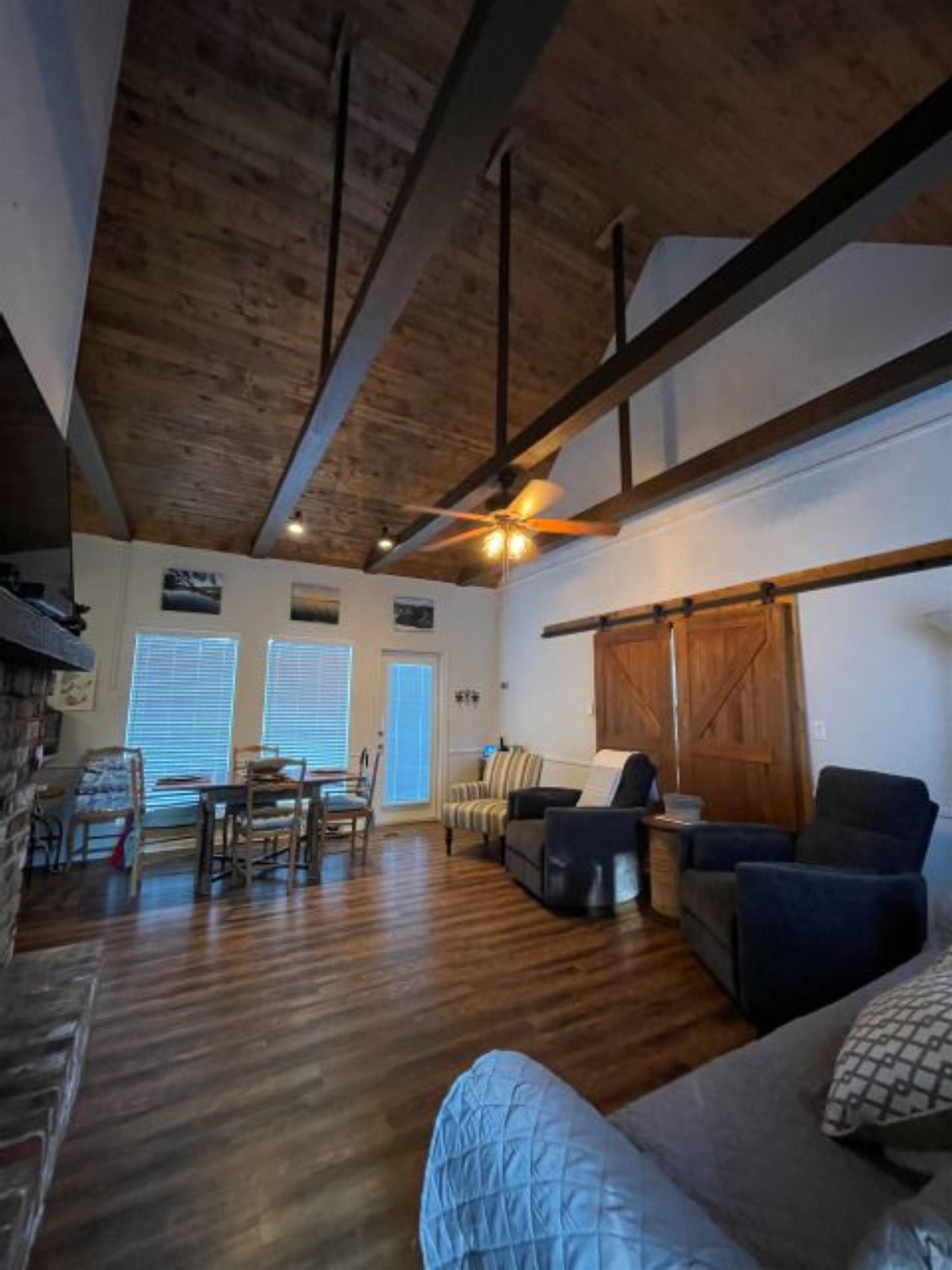 602 Sycamore Road Burnet, TX 78611 - Photo 9 of 26 a living room with lots of furniture and kitchen view