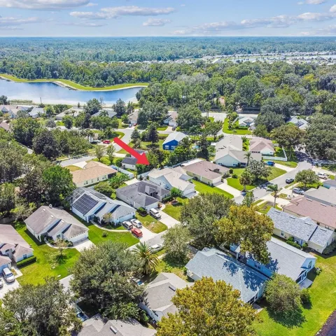 a view of a city with mountains in the background