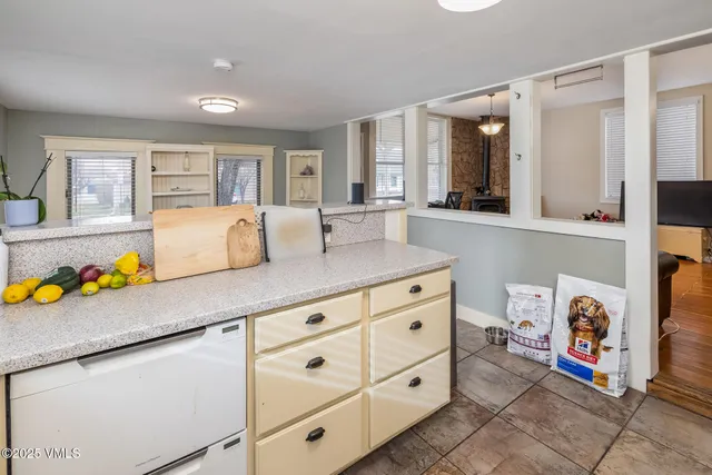 a room with storage and utility