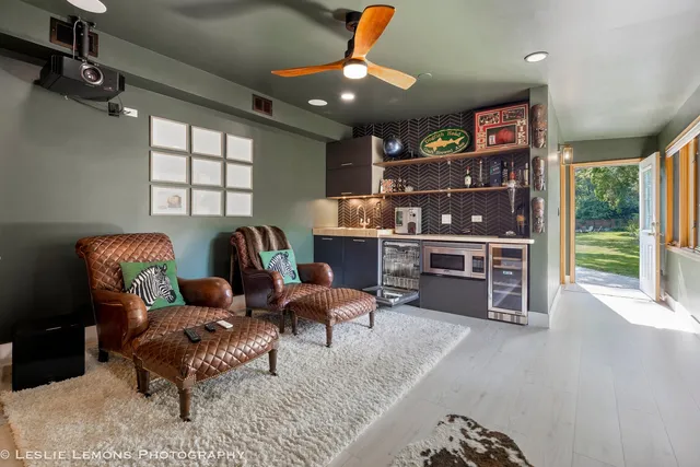 a very nice looking room with a large window