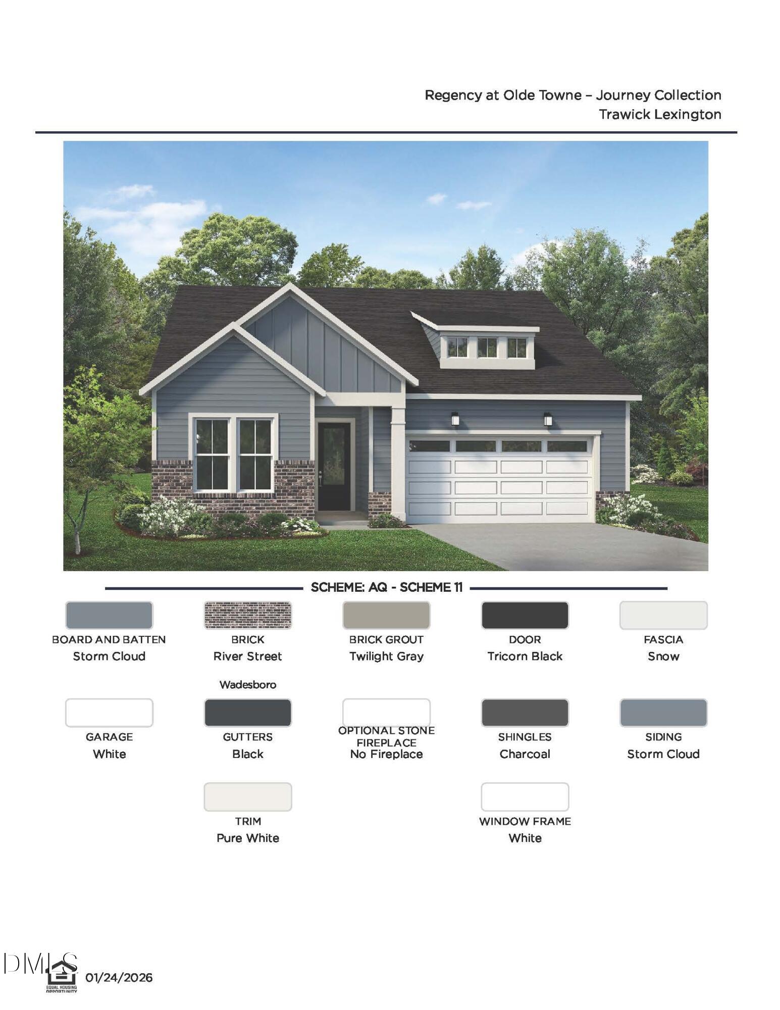 2424 Fleming Stone Lane, Unit 46 Raleigh, NC 27610 - Photo 2 of 27 Exterior Color Scheme.