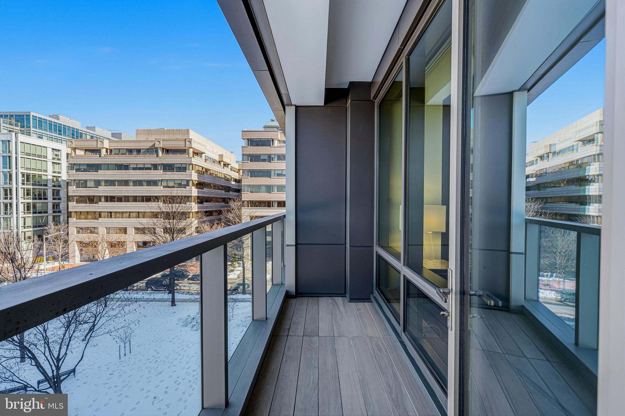2501 M Street Northwest, Unit 412 Washington, DC 20037 - Photo 13 of 37 Expansive Terrace Overlooking the Park