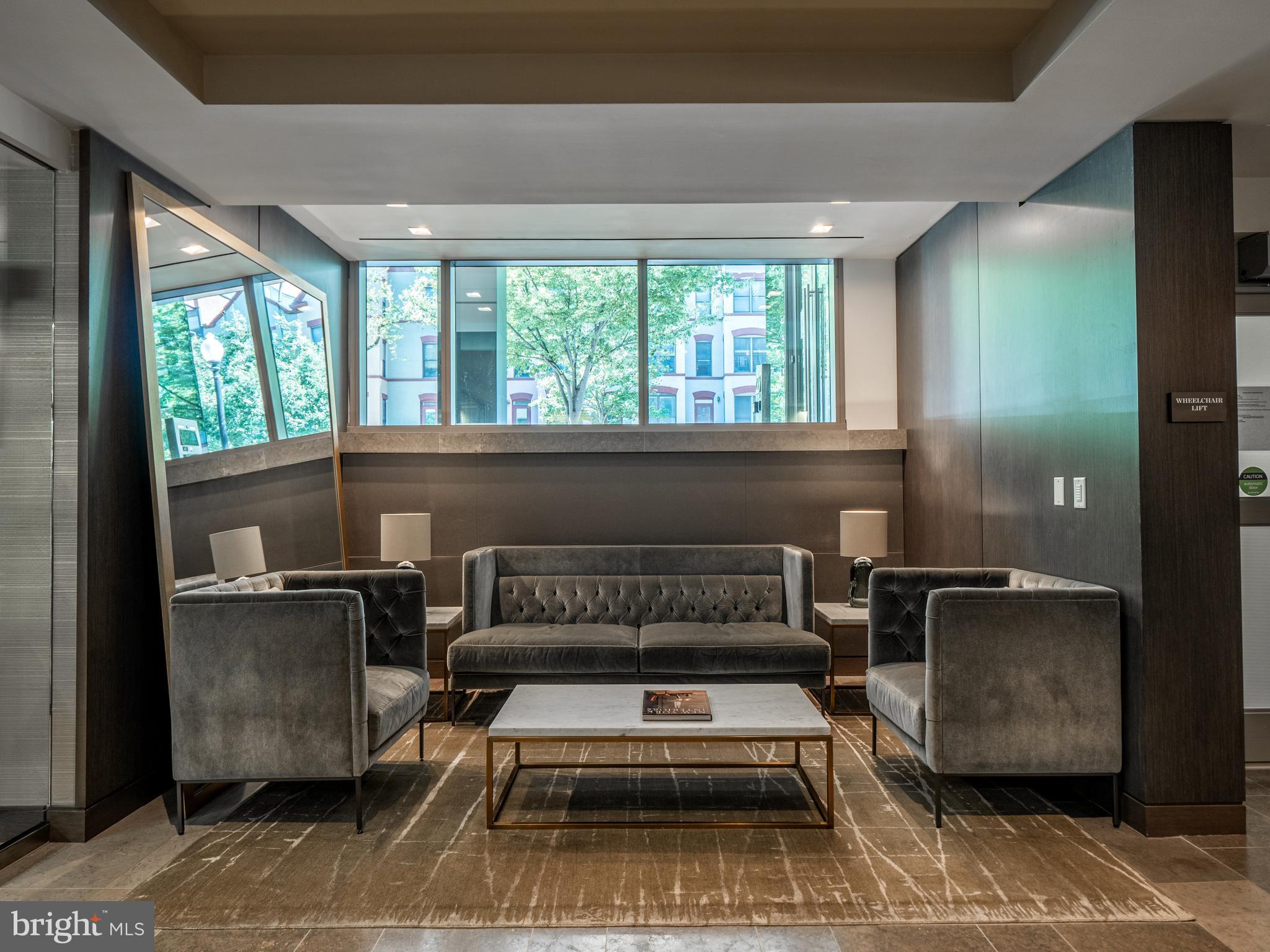 2501 M Street Northwest, Unit 412 Washington, DC 20037 - Photo 27 of 37 Sitting Area in Lobby